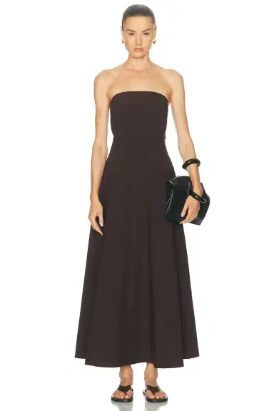 St. Agni Strapless Rouleau Dress | Thumbnail 1 St. Agni Strapless Rouleau Dress | Thumbnail 1