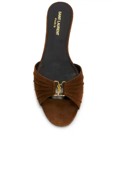 Saint Laurent Babylone Slide Sandal | Thumbnail 4 Saint Laurent Babylone Slide Sandal | Thumbnail 4