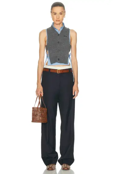 Miu Miu Popeline Top | Thumbnail 4 Miu Miu Popeline Top | Thumbnail 4