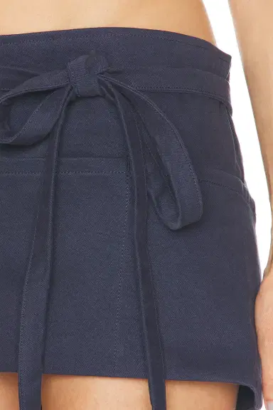 Miu Miu Gabardine Old Skirt | Thumbnail 6 Miu Miu Gabardine Old Skirt | Thumbnail 6