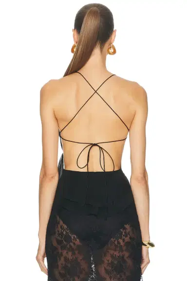THE SEI Cut Out Ruffle Cami | Thumbnail 3 THE SEI Cut Out Ruffle Cami | Thumbnail 3