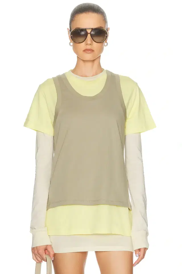 WARDROBE.NYC Layered Tunic Top