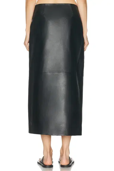 St. Agni Leather Wrap Skirt | Thumbnail 4 St. Agni Leather Wrap Skirt | Thumbnail 4