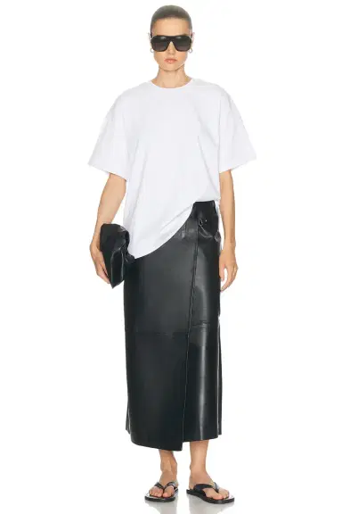 St. Agni Leather Wrap Skirt | Thumbnail 5 St. Agni Leather Wrap Skirt | Thumbnail 5