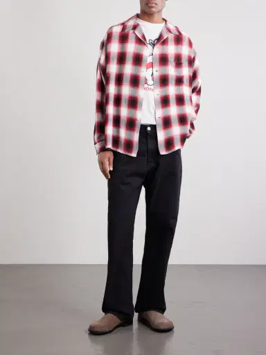 SAINT Mxxxxxx Convertible-Collar Checked Flannel Shirt - Men | Thumbnail 2 SAINT Mxxxxxx Convertible-Collar Checked Flannel Shirt - Men | Thumbnail 2