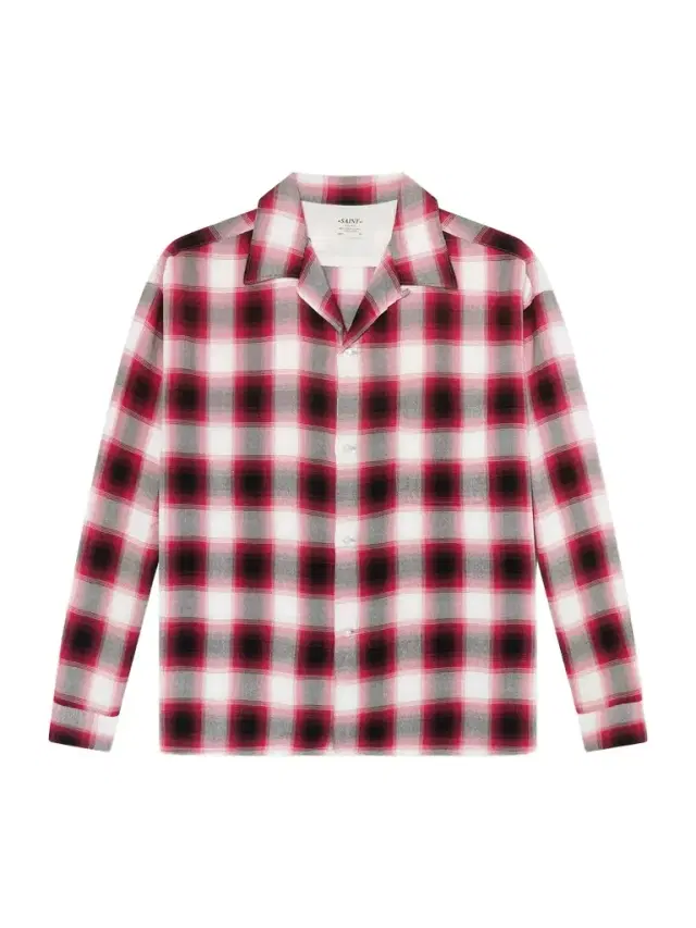 SAINT Mxxxxxx Convertible-Collar Checked Flannel Shirt - Men