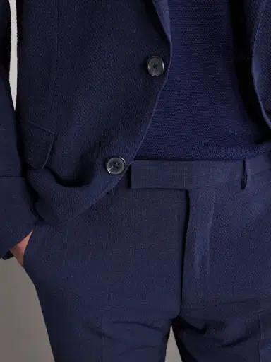 Zegna Straight-Leg Wool, Silk and Linen-Blend Seersucker Trousers - Men | Thumbnail 5 Zegna Straight-Leg Wool, Silk and Linen-Blend Seersucker Trousers - Men | Thumbnail 5