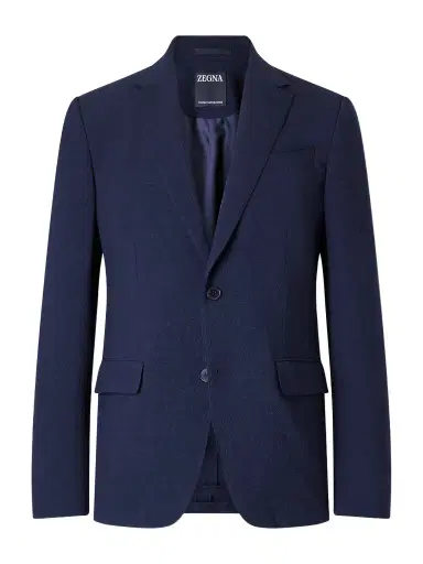 Zegna Wool, Silk and Linen-Blend Seersucker Jacket - Men | Thumbnail 1 Zegna Wool, Silk and Linen-Blend Seersucker Jacket - Men | Thumbnail 1