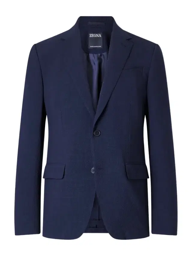 Wool, Silk and Linen-Blend Seersucker Jacket - Men