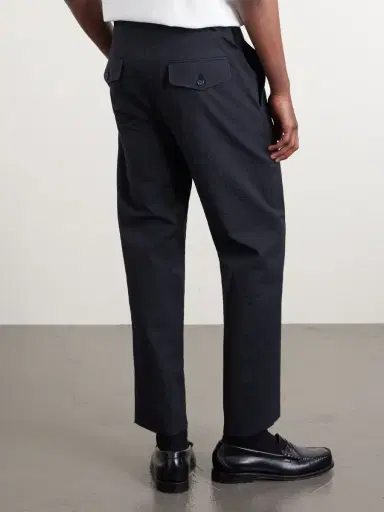 BODE Straight-Leg Cotton-Blend Seersucker Trousers - Men | Thumbnail 4