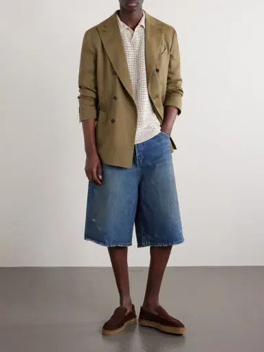 ssstein Distressed Denim Shorts | Thumbnail 2 ssstein Distressed Denim Shorts | Thumbnail 2
