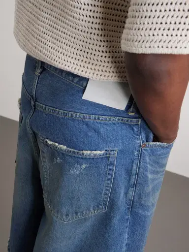 ssstein Distressed Denim Shorts | Thumbnail 5 ssstein Distressed Denim Shorts | Thumbnail 5