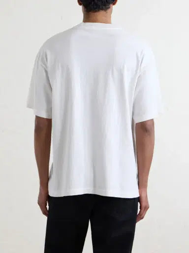 SAINT Mxxxxxx Saint World Logo-Print Cotton-Jersey T-shirt - Men | Thumbnail 4