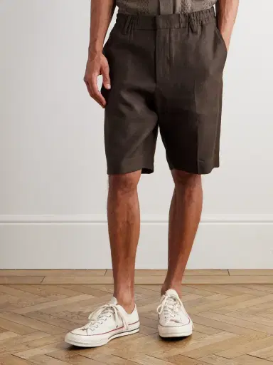 NN07 Billie 1808 LENZING™ ECOVERO™ and Linen-Blend Shorts - Men | Thumbnail 3