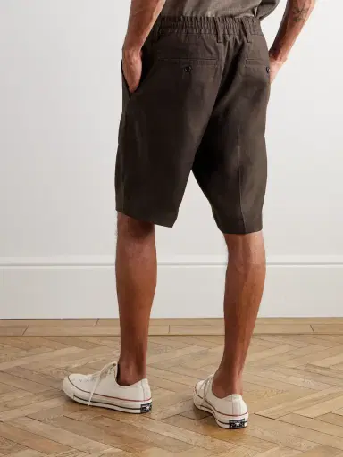 NN07 Billie 1808 LENZING™ ECOVERO™ and Linen-Blend Shorts - Men | Thumbnail 4