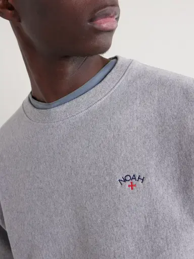 Noah Logo-Embroidered Cotton-Jersey Sweatshirt - Men | Thumbnail 5