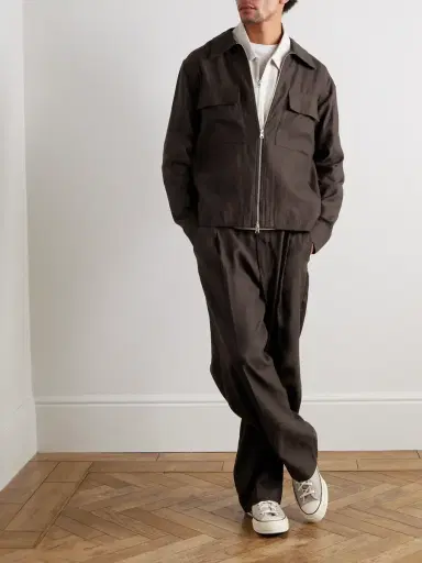 NN07 Alban 1808 LENZING™ ECOVERO™ and Linen-Blend Jacket - Men | Thumbnail 2 NN07 Alban 1808 LENZING™ ECOVERO™ and Linen-Blend Jacket - Men | Thumbnail 2
