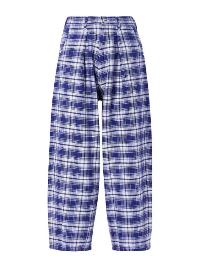 Lush Wide-Leg Checked Organic Cotton Trousers - Men