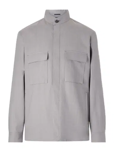 Zegna Linen-Gabardine Overshirt - Men | Thumbnail 1 Zegna Linen-Gabardine Overshirt - Men | Thumbnail 1