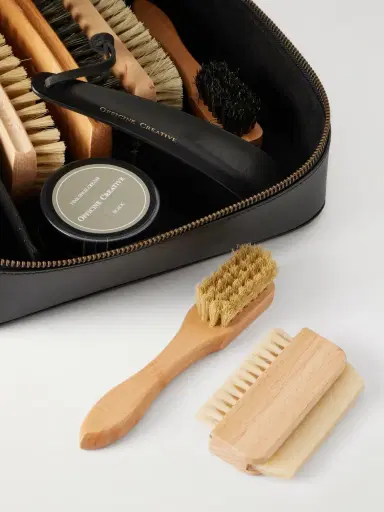 Officine Creative Shoe Care Set with Leather Case - Men | Thumbnail 4