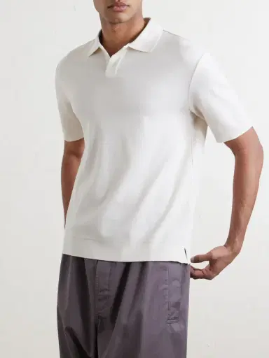 Altea Pierre Honeycomb-Knit Cotton-Piqué Polo Shirt - Men | Thumbnail 3 Altea Pierre Honeycomb-Knit Cotton-Piqué Polo Shirt - Men | Thumbnail 3