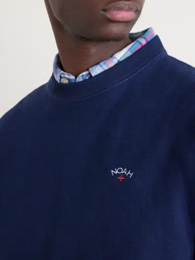 Noah Logo-Embroidered Cotton-Jersey Sweatshirt - Men | Thumbnail 5