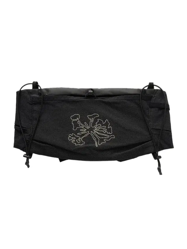 Borders Embroidered Ripstop-Trimmed Mesh Belt Bag - Men