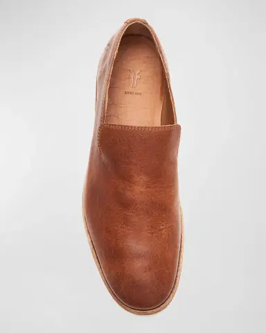 Frye Men's Chris Venetian Vintage Leather Loafers | Thumbnail 3