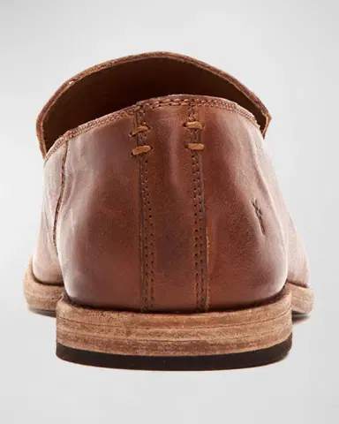 Frye Men's Chris Venetian Vintage Leather Loafers | Thumbnail 4