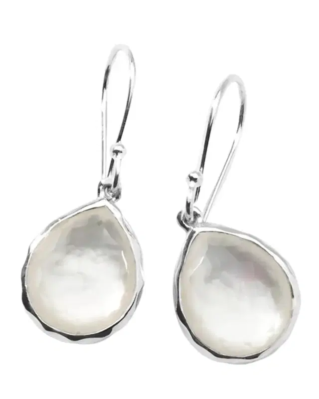 Mini Teardrop Earrings in Sterling Silver