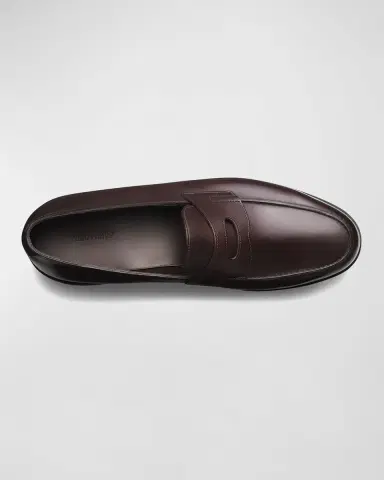 John Lobb Men's Lug-Sole Iconic Penny Leather Loafers | Thumbnail 4