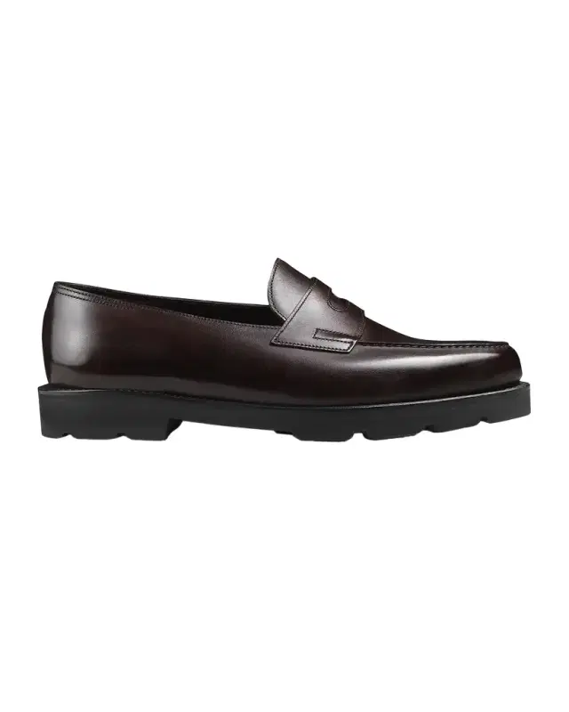 Men's Lug-Sole Iconic Penny Leather Loafers