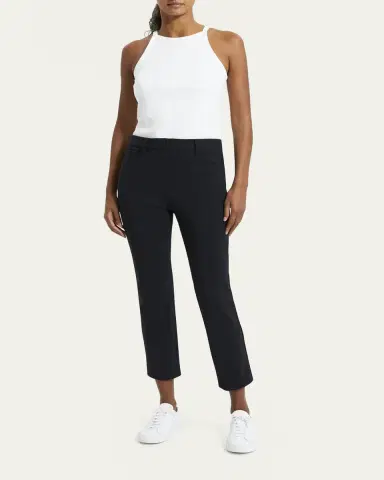 Theory Treeca Precision Ponte Five-Pocket Cropped Pants | Thumbnail 2 Theory Treeca Precision Ponte Five-Pocket Cropped Pants | Thumbnail 2