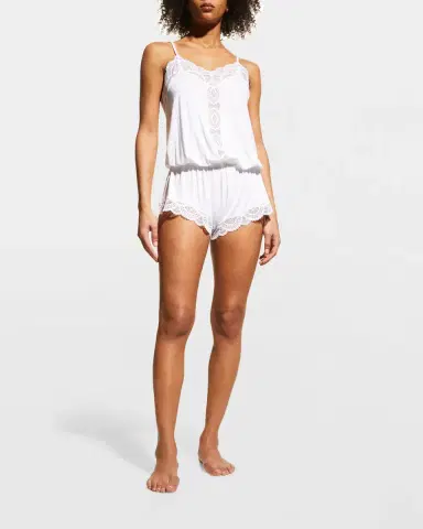 Eberjey Mariana Romper | Thumbnail 2 Eberjey Mariana Romper | Thumbnail 2