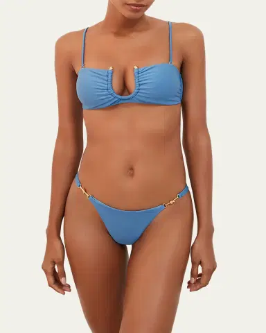 Vix Solid Cora Detail Full Bikini Bottoms | Thumbnail 4 Vix Solid Cora Detail Full Bikini Bottoms | Thumbnail 4