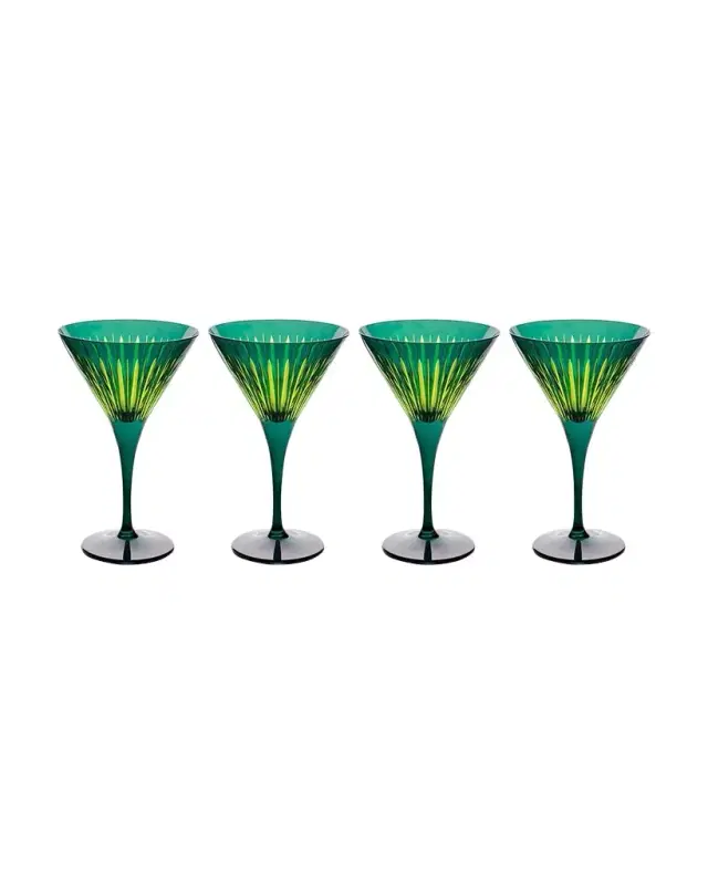 L 'Objet Prism Martini Glasses, Set of 4