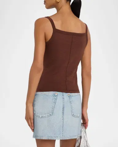 Rag & Bone The Slub Square-Neck Tank Top | Thumbnail 2
