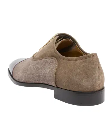 Christian Louboutin Men's Greggory Mixed Media Oxfords | Thumbnail 1