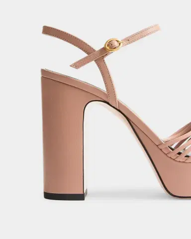 Valentino Garavani 115mm VLogo Leather Platform Sandals | Thumbnail 6