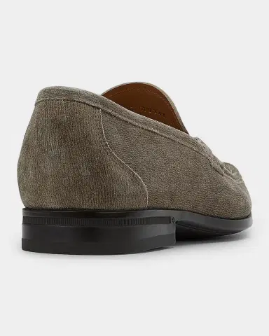 Ferragamo Men's Gancini-Buckle Leather Loafers | Thumbnail 2 Ferragamo Men's Gancini-Buckle Leather Loafers | Thumbnail 2