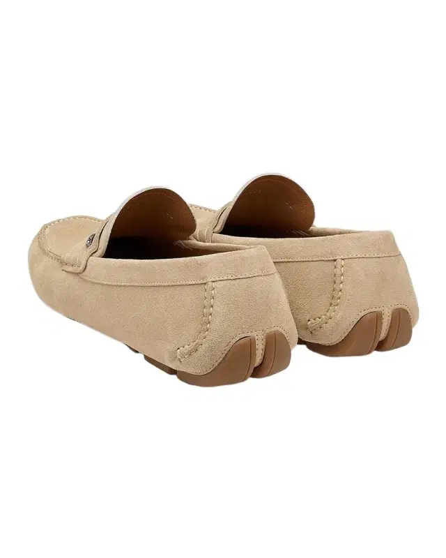 Men 's Petite-Gancini Suede Driving Loafers