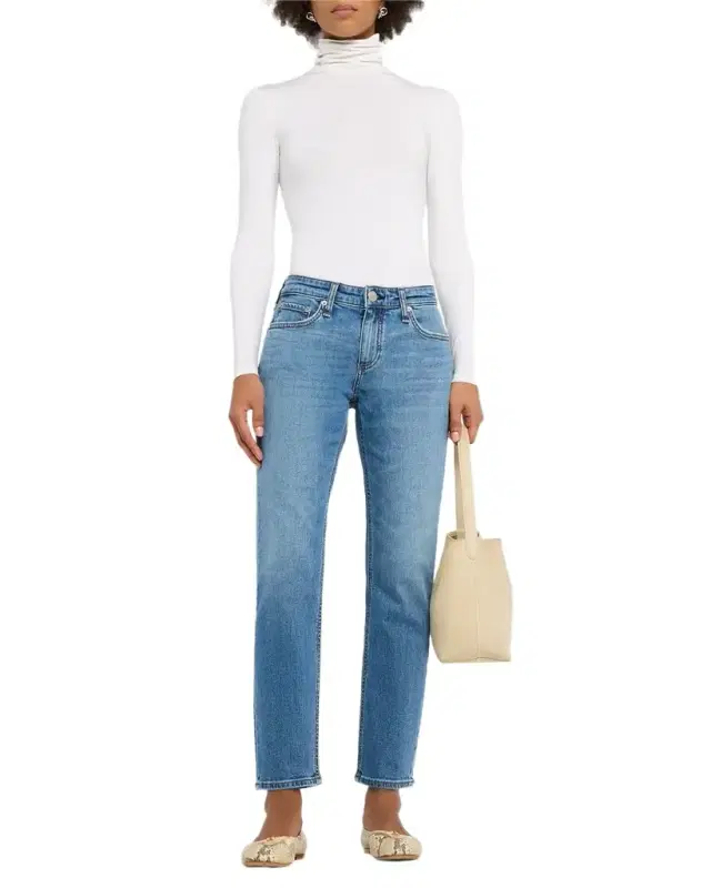 Dre Low-Rise Slim Boyfriend Jeans