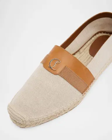 Christian Louboutin Men's Alfarica Nubuck Leather Espadrilles | Thumbnail 2 Christian Louboutin Men's Alfarica Nubuck Leather Espadrilles | Thumbnail 2