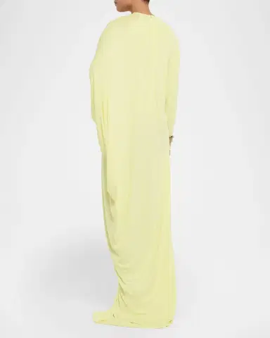 Tom Ford Draped Cutout Long-Sleeve Gown | Thumbnail 3 Tom Ford Draped Cutout Long-Sleeve Gown | Thumbnail 3