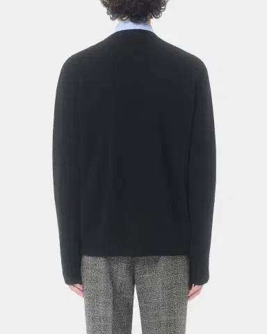 Valentino Garavani Men's Wool Inlaid V Crewneck Sweater | Thumbnail 3 Valentino Garavani Men's Wool Inlaid V Crewneck Sweater | Thumbnail 3