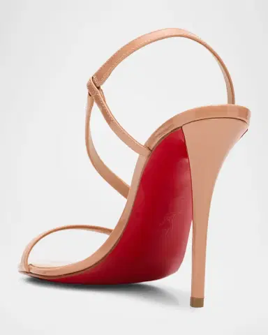 Christian Louboutin 100mm Rosa Z Patent Leather Sandals | Thumbnail 3