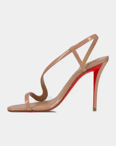 Christian Louboutin 100mm Rosa Z Patent Leather Sandals | Thumbnail 6