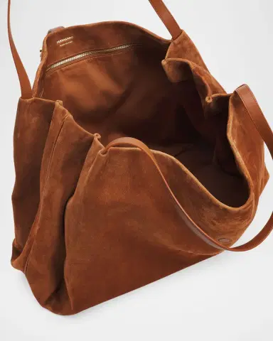Ferragamo Slouchy Suede Tote Bag | Thumbnail 4 Ferragamo Slouchy Suede Tote Bag | Thumbnail 4