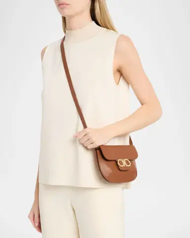 Ferragamo Lizzy Gancini Leather Crossbody Bag | Thumbnail 2 Ferragamo Lizzy Gancini Leather Crossbody Bag | Thumbnail 2