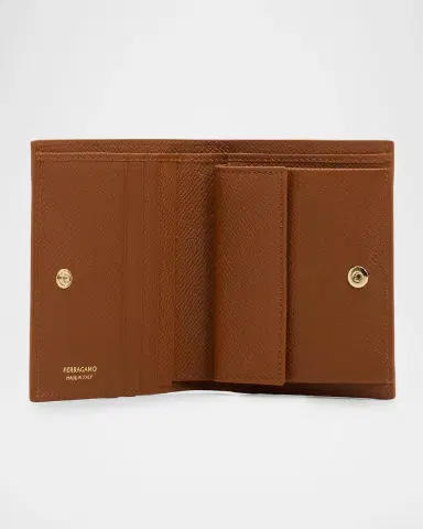 Ferragamo Gancini Compact Leather Wallet | Thumbnail 2